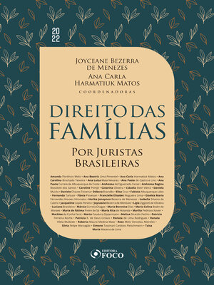 cover image of Direito das famílias